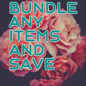 Open to negotiations and  bundles!